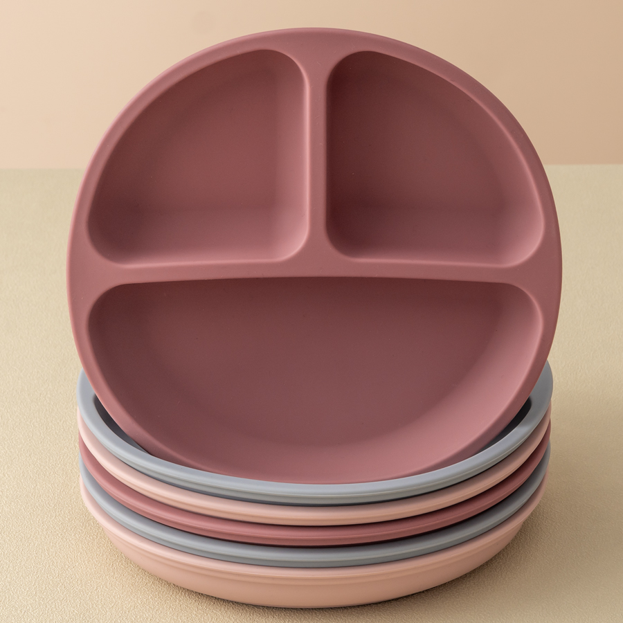 Baby Food Storage Jar - 1PCS Baby Sucker Silicone Dining Plate