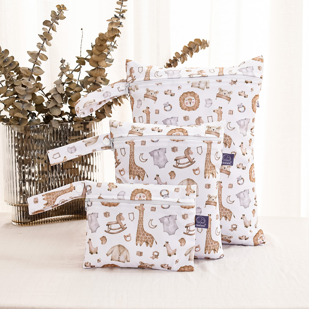 Diaper Bag Backpack - Elinfant 3PCS Travel Wash Cosmetic Bag