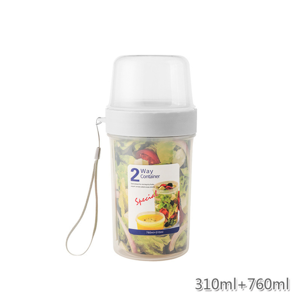 Baby Food Storage Jar - Double Layer Leakproof Food Case Portable