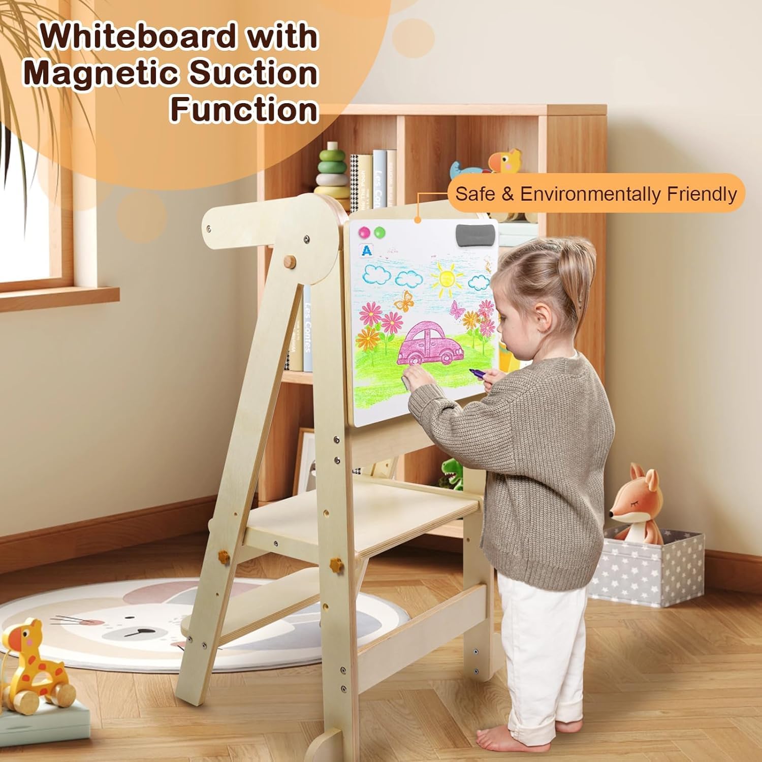 Foldable Toddler Kitchen Tower - огляд і ціна Toddler Learning Tower