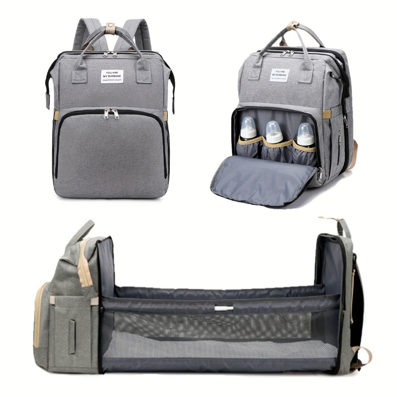 Fashionable Folding Baby Crib  - огляд і ціна Diaper Bag Backpack
