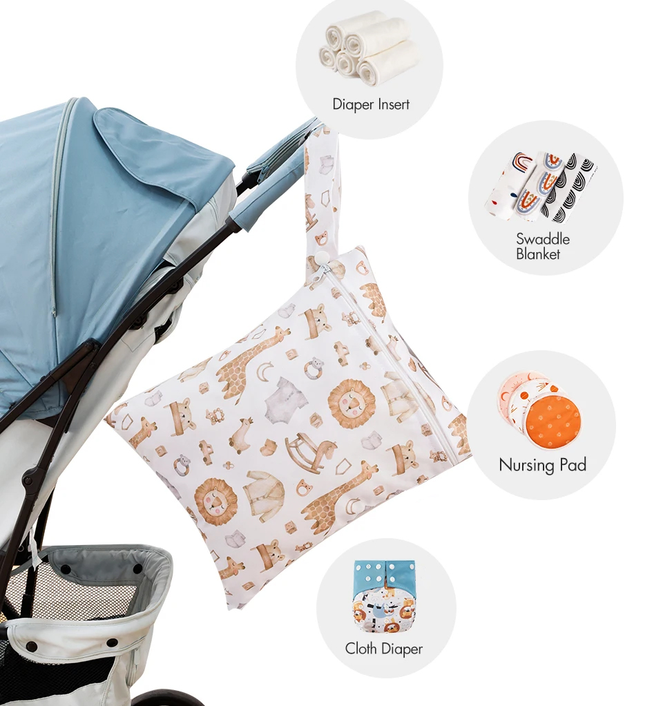 3PCS Travel Wash Cosmetic Bag  - огляд і ціна Diaper Bag Backpack