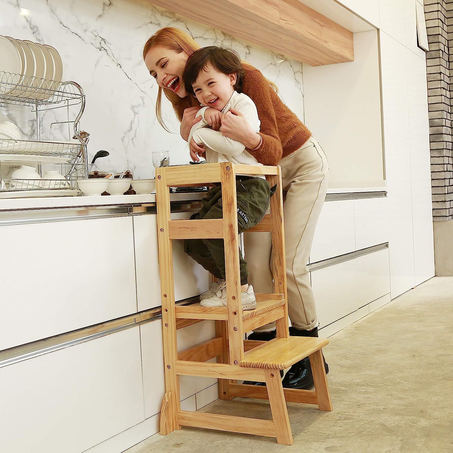 Adjustable Height Ladder Stool - огляд і ціна Toddler Learning Tower