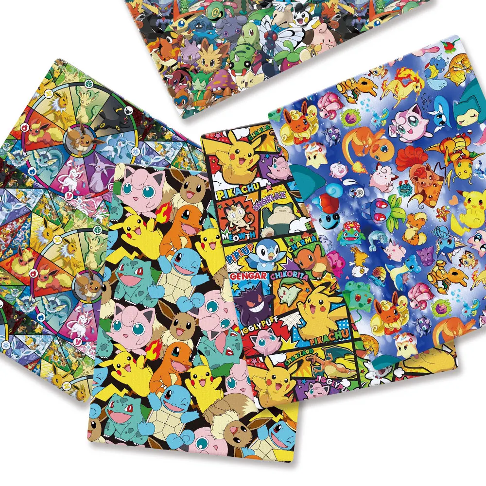 Pokemon Cartoon Fabric140*50cm - огляд і ціна Baby Products 2 Years