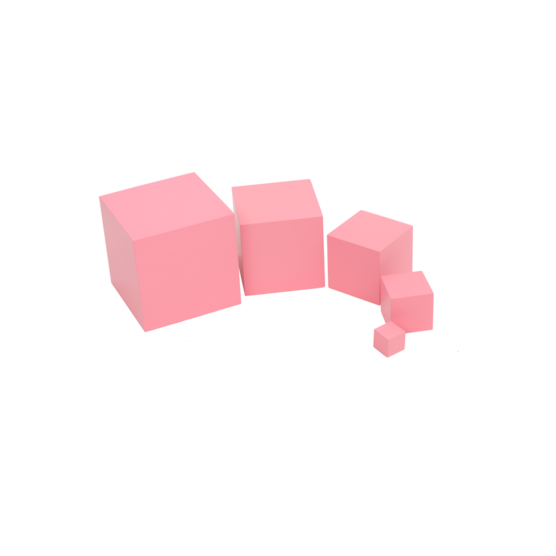 10cm Pink Tower 5 Steps Montes - огляд і ціна Toddler Learning Tower