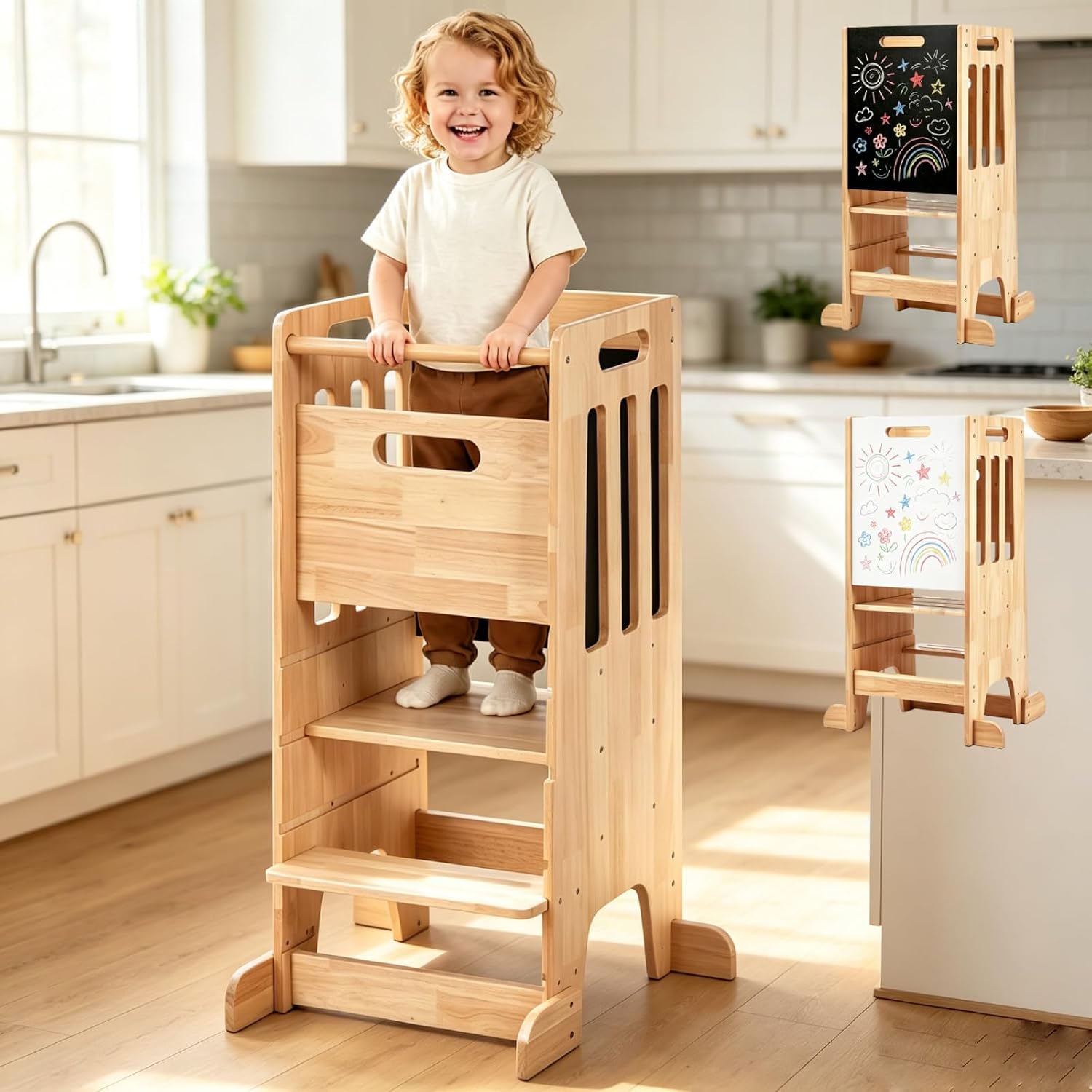 Toddler Standing Tower,Wooden  - огляд і ціна Toddler Learning Tower