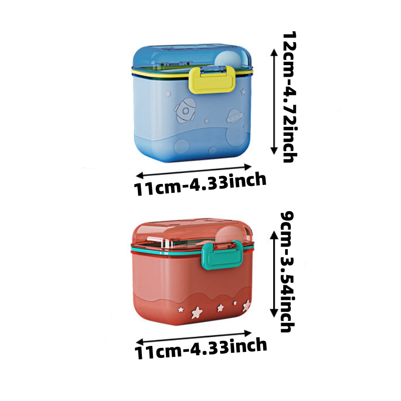 Cartoon Rocket Milk Powder Box - огляд і ціна Baby Food Storage Jar