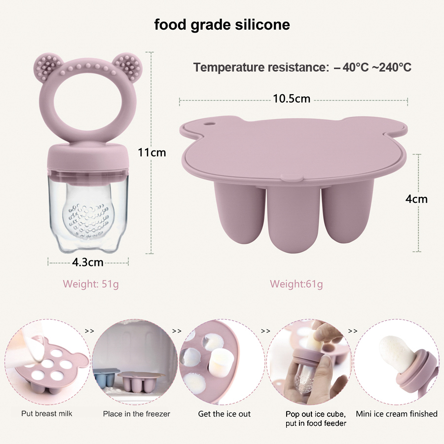 Baby Ice Cream Pops Silicone M - огляд і ціна Baby Food Storage Jar