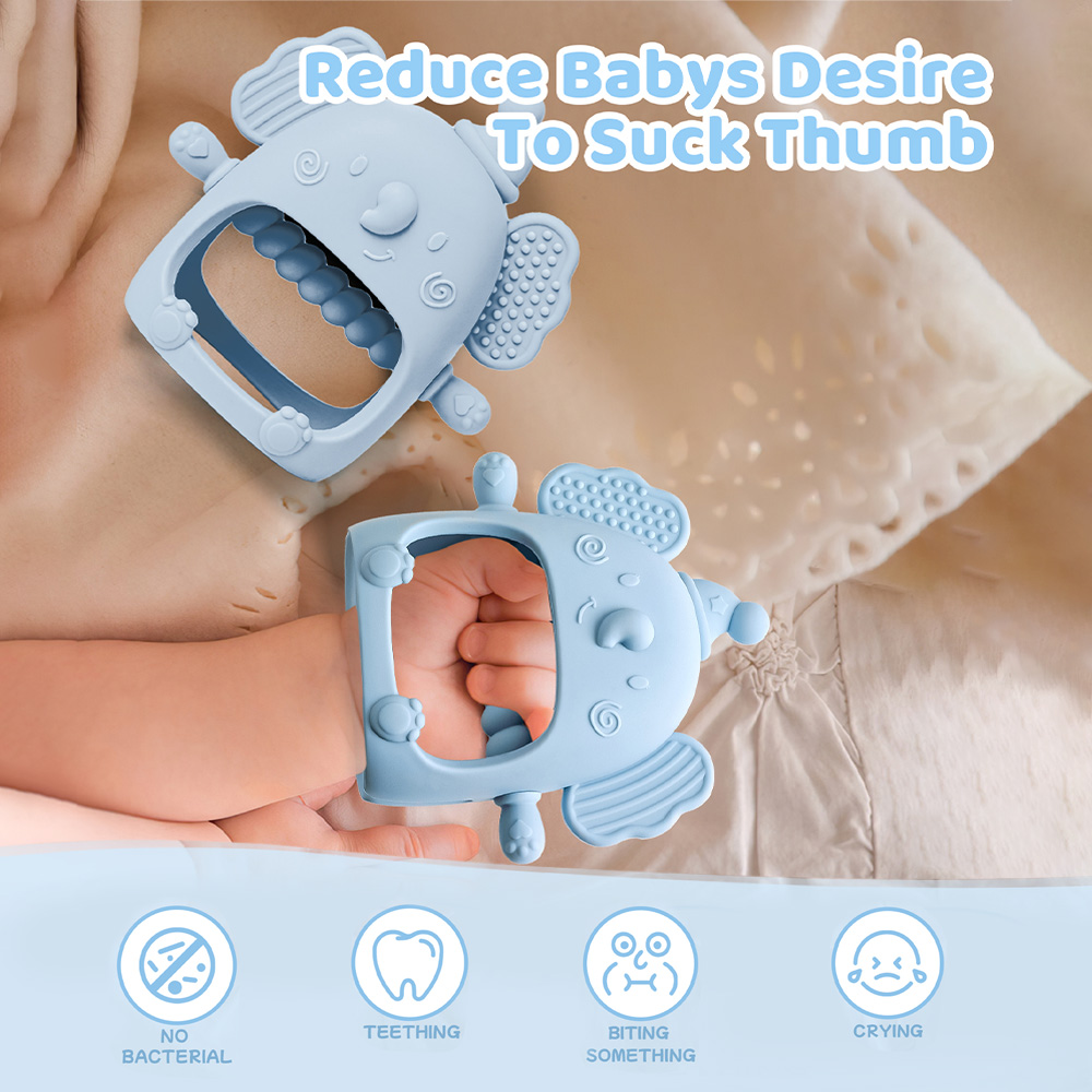 1PC Silicone Teether Baby Toys - огляд і ціна Baby Products You Need