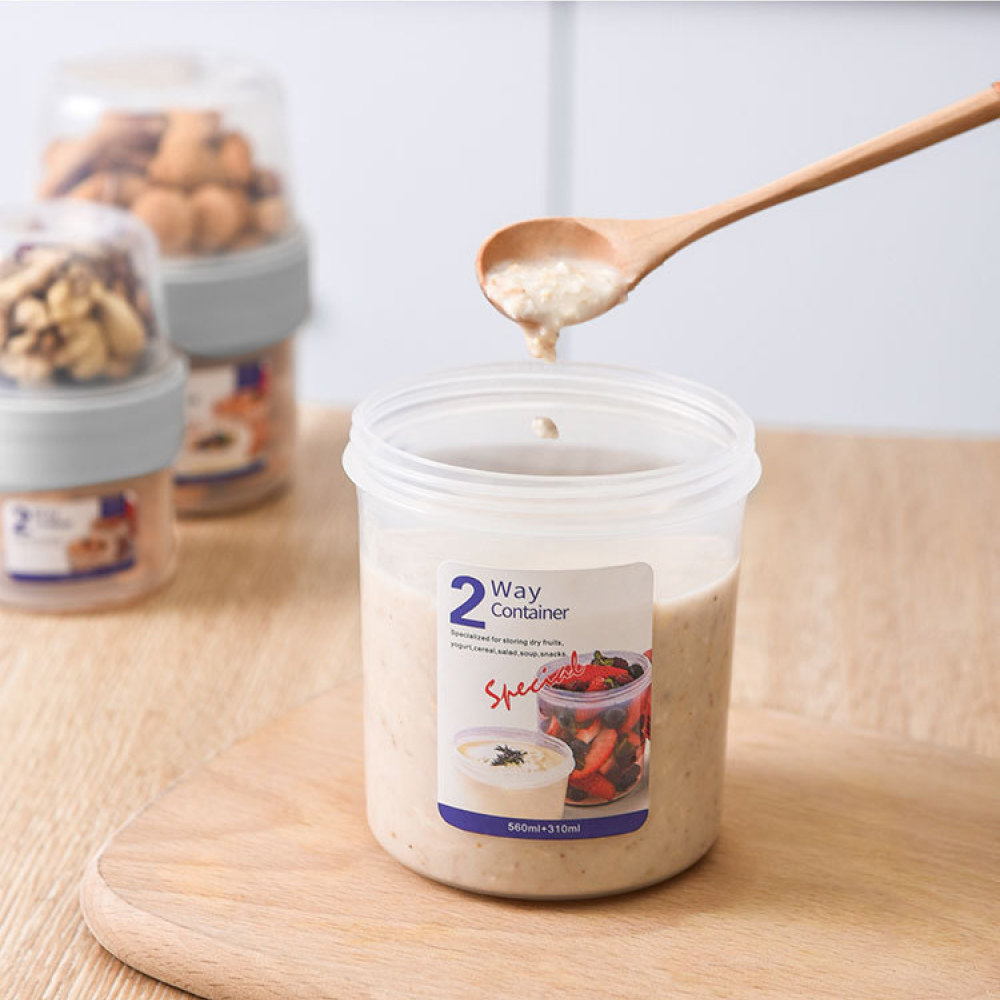 Double Layer Leakproof Food Ca - огляд і ціна Baby Food Storage Jar